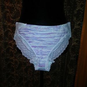 Maidenform Lace Trim Cheeky Tanga Panty 7/L NWOT